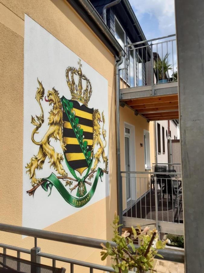 Stadtoase Geraeumige Gaestewohnungen Mit Balkon, Komfort, Modernitaet Und Ruhe, Fuer Monteure Geeignet, Free Wifi Frankenberg Buitenkant foto